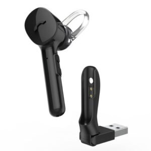 HAMA - Hama MyVoice1300 Mono-Bluetooth Headset, Multipoint Technology, Voice Control, 4 Hours Talk Time, USB Charging Station, Black