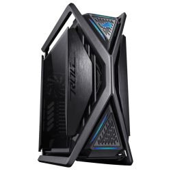 ASUS - Asus ROG Hyperion GR701 BTF Gaming Case w/ Glass Windows, E-ATX, 4 Fans, Dual 420mm Radiator Support, USB-C (60W FC), Fan Hub & Lighting Panel, Advanced BTF Design, Black