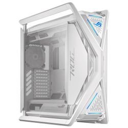 ASUS - Asus ROG Hyperion GR701 Gaming Case w/ Glass Windows, E-ATX, 4x 14cm Fans, Dual 420mm Radiator Support, USB-C (60W FC), Fan Hub & Lighting Panel, White