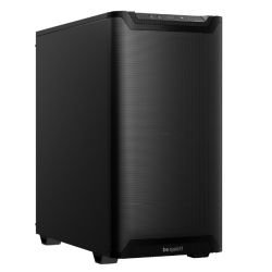 BEQUIET - Be Quiet! Pure Base 501 Airflow Gaming Case, ATX, Compact Design, 2 Pure Wings 3 Fans, High Airflow Front & Top, USB-C, Black