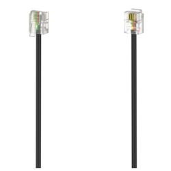 HAMA – Hama RJ11 (6p4c) Modular Cable, Male to Male, 6 Metres, Black HAMA – Hama RJ11 (6p4c) Modular Cable, Male to Male, 6 Metres, Black