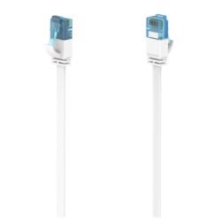 HAMA – Hama CAT6a Patch Cable, Flat Ribbon, U/UTP Shielded, 5 Metres, White HAMA – Hama CAT6a Patch Cable, Flat Ribbon, U/UTP Shielded, 5 Metres, White