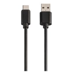 HAMA - Hama USB-A to USB-C Cable, USB 2.0, 0.9 Metre, Black