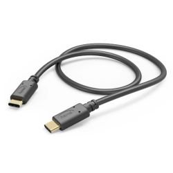 HAMA - Hama USB-C to USB-C Quick Charging Cable, USB 2.0, 1.5 Metre, Black