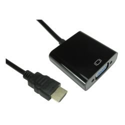 JEDEL - Jedel HDMI Male to VGA Female Converter Cable