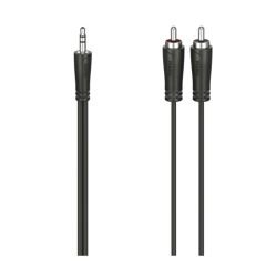 HAMA - Hama 3.5mm Jack Plug to 2x RCA Plugs Converter Cable, Stereo, 1.5m
