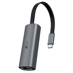 TP-LINK - TP-LINK (UE302C) USB-C To 2.5 Gigabit Ethernet Adapter, Windows/Mac/Chrome/Linux Compatible