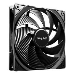 BEQUIET - Be Quiet! BL109 Pure Wings 3 PWM High Speed 14cm Case Fan, Rifle Bearing, Black, 1800 RPM, Ultra Quiet