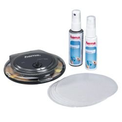 HAMA - Hama CD/DVD Repair & Cleaning Kit - Repair Paste, Cleaning Fluid, Polishing Pads, Shell with Soft Pad