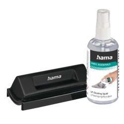 HAMA - Hama Record Cleaning Kit - Antistatic Brush with 100ml Cleaning Fluid