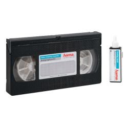 HAMA - Hama VHS/S-VHS Video Cleaning Tape with Cleaning Fluid