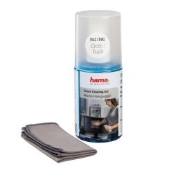 HAMA - Hama Screen Cleaning Gel, 200ml, Microfibre Cloth Included