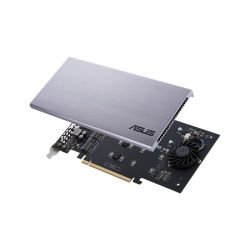 ASUS - Asus Hyper M.2 x16 Card V2, Connect 4 x PCIe 3.0 M.2 SSDs through the PCIe x8 or x16 slot