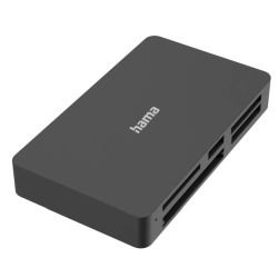 HAMA - Hama External All in One USB 3.0 Card Reader, Black, USB Powered