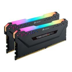CORSAIR - Corsair Vengeance RGB Pro 16GB Kit (2 x 8GB), DDR4, 3200MHz (PC4-25600), CL16, XMP 2.0, Black