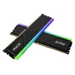 ADATA - ADATA XPG Spectrix D35G RGB 64GB Kit (2 x 32GB), DDR4, 3200MHz (PC4-25600), CL16, XMP 2.0, DIMM Memory, Black