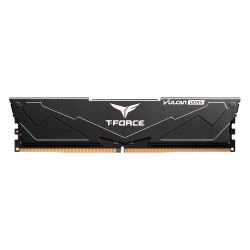 TEAM - Team T-Force Vulcan 16GB, DDR5, 6000MHz, CL38, ECC, AMD EXPO & Intel XMP 3.0, PMIC, DIMM Memory, Black