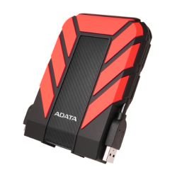 ADATA - ADATA 1TB HD710 Pro Rugged External Hard Drive, 2.5", USB 3.1, IP68 Water/Dust Proof, Shock Proof, Red