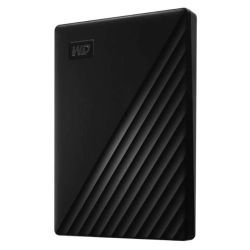 WD - WD 4TB My Passport External Hard Drive, 2.5", USB 3.2 Gen1, Hardware Encryption, Backup Software, Black