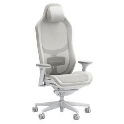 FRACTAL - Fractal Design Refine Mesh Light Gaming Chair, Synchro-Tilt, Memory Foam Headrest, Padded 4D Armrests, Adaptable Support