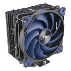 AKASA – Akasa Alucia H4 Plus Heatsink & Fan, Intel & AMD Sockets, 4-Heatpipe, 12cm PWM Fan, Hydro Dynamic Bearing, 185W TDP AKASA – Akasa Alucia H4 Plus Heatsink & Fan, Intel & AMD Sockets, 4-Heatpipe, 12cm PWM Fan, Hydro Dynamic Bearing, 185W TDP