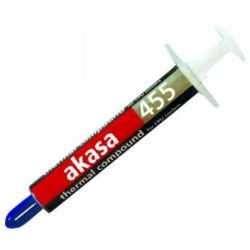 AKASA - Akasa AK-455 Heat Paste, 0.87ml (1.5g) with Syringe, Hi-performance, 2.4 W/mK, OEM - No Spreader or Manual