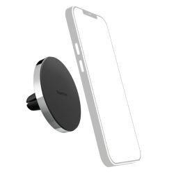 HAMA - Hama (MagLock) Car Mobile Phone Holder, Magnetic Plate, Vent/Grill Clip