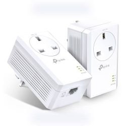 TP-LINK – TP-LINK (TL-PA7017P KIT) AV1000 GB Powerline Adapter Kit, 1-Port, AC Pass Through TP-LINK – TP-LINK (TL-PA7017P KIT) AV1000 GB Powerline Adapter Kit, 1-Port, AC Pass Through