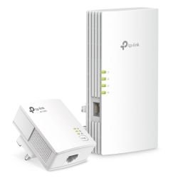 TP-LINK - TP-LINK (TL-WPA7817 KIT) AX1500 Wireless Dual Band Powerline Adapter Kit, AV1000, Gigabit, 1-Port, EasyMesh-Compatible