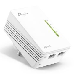 TP-LINK - TP-LINK (TL-WPA4220) 300Mbps AV600 Wireless N Powerline Extender, Single Add-on Adapter