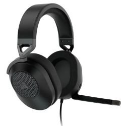 CORSAIR – Corsair HS65 Surround Gaming Headset, 3.5mm Jack (USB Adapter), 7.1 Surround, Flip-To-Mute Mic, SoundID Customisation, Carbon CORSAIR – Corsair HS65 Surround Gaming Headset, 3.5mm Jack (USB Adapter), 7.1 Surround, Flip-To-Mute Mic, SoundID Customisation, Carbon
