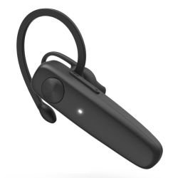 HAMA - Hama (MyVoice Essential) Mono-Bluetooth Headset, Multipoint Technology, Voice Control, 7 Hours Talk Time, USB-C Charging, Black