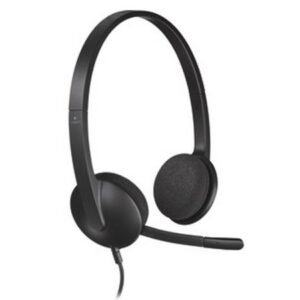 LOGITECH - Logitech H340 Headset, Boom Microphone, Lightweight, USB, 1.8M Cable