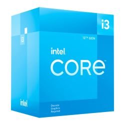 INTEL - Intel Core i3-12100F CPU, 1700, 3.3 GHz (4.3 Turbo), Quad Core, 58W, 12MB Cache, Alder Lake, No Graphics