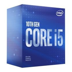 INTEL - Intel Core I5-10400F CPU, 1200, 2.9 GHz (4.3 Turbo), 6-Core, 65W, 14nm, 12MB Cache, Comet Lake, No Graphics