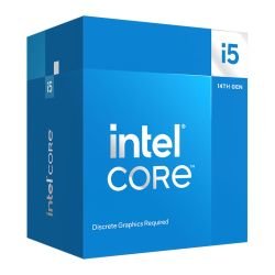 INTEL - Intel Core i5-14400F CPU, 1700, Up to 4.7GHz, 10-Core, 65W (148W Turbo), 10nm, 20MB Cache, Raptor Lake Refresh, No Graphics