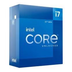 INTEL - Intel Core i7-12700K CPU, 1700, 3.6 GHz (5.0 Turbo), 12-Core, 125W (190W Turbo), 10nm, 25MB Cache, Unlocked, Alder Lake, NO HEATSINK/FAN