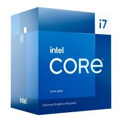 INTEL - Intel Core i7-13700F CPU, 1700, 2.1 GHz (5.2 Turbo), 16-Core, 65W (219W Turbo), 10nm, 30MB Cache, Raptor Lake, No Graphics