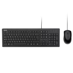 ASUS - Asus U2000 Copilot Wired Keyboard and Mouse Desktop Kit, USB, 1000 DPI, Multimedia, Copilot Key