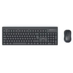 HAMA - Hama WKM-100 Wireless Keyboard and Mouse Desktop Kit, Multimedia, Ambidextrous 1200 DPI Mouse, Black