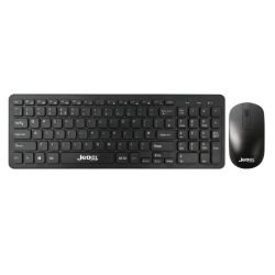 JEDEL - Jedel WS990 Wireless Multimedia Keyboard & Optical Mouse Desktop Kit, Black