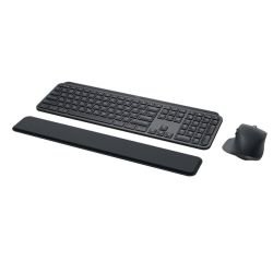 LOGITECH – Logitech MX Keys Combo v2 for Business Wireless Keyboard and Mouse Kit, MX Palm Rest, Backlit KB, 8000 DPI Mouse, Graphite LOGITECH - Logitech MX Keys Combo v2 for Business Wireless Keyboard and Mouse Kit, MX Palm Rest, Backlit KB, 8000 DPI Mouse, Graphite