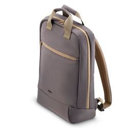 HAMA - Hama Ultra Lightweight Laptop Backpack, Up to 16.2", Padded Compartment, Front Pocket, Trolley Strap, Water-Repellent, Eco-Friendly, Anthracite