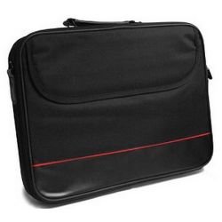 SPIRE - Spire 15.6" Laptop Carry Case, Black with front Storage Pocket