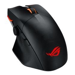 ASUS - Asus ROG Chakram X Origin Gaming Mouse, Wired/Wireless/Bluetooth, 36000 DPI, Programmable Joystick, RGB Lighting