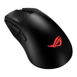 ASUS - Asus ROG Gladius III Wireless/Bluetooth/USB Aimpoint Gaming Mouse, 36000 DPI, Swappable Switches, 0 Click Latency, RGB, Mouse Grip Tape