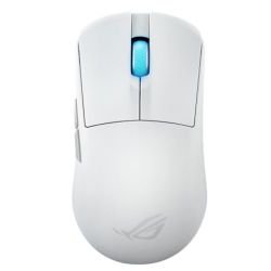 ASUS - Asus ROG Harpe Ace Mini Gaming Mouse, Wireless/Bluetooth/USB, Ultralight 49g, 42000 DPI, 8000Hz, Esports Approved, Moonlight White