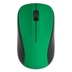 HAMA - Hama MW-300 V2 Wireless Optical Mouse, 3 Buttons, Quiet, Ambidextrous, Green/Black