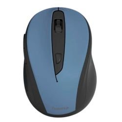 HAMA - Hama MC-400 V2 Compact Wireless Optical Mouse, 6 Buttons, 800-1600 DPI, Black/Blue