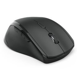 HAMA - Hama Riano Left-Handed Wireless Optical Mouse, 6 Buttons, 800-1600 DPI, Black